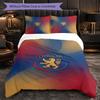 Lyon FC Themed Bedding 3Pcs Duvet Cover Set Decorative Bed Linen For Teen Room Home Decoration