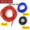 ID 3/4mm thickness 2mm Length 1M 3M 5M Universal Car Vacuum Silicone Hose Racing Line Tube Blue Black Red Pressure Relief Tube
