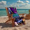 Custom Name Ultra-Soft Beach Towel with Batwheels Theme,Ideal for Pool - Camping, Diving - Perfect Travel Essential, Vibrant Beach Towel.