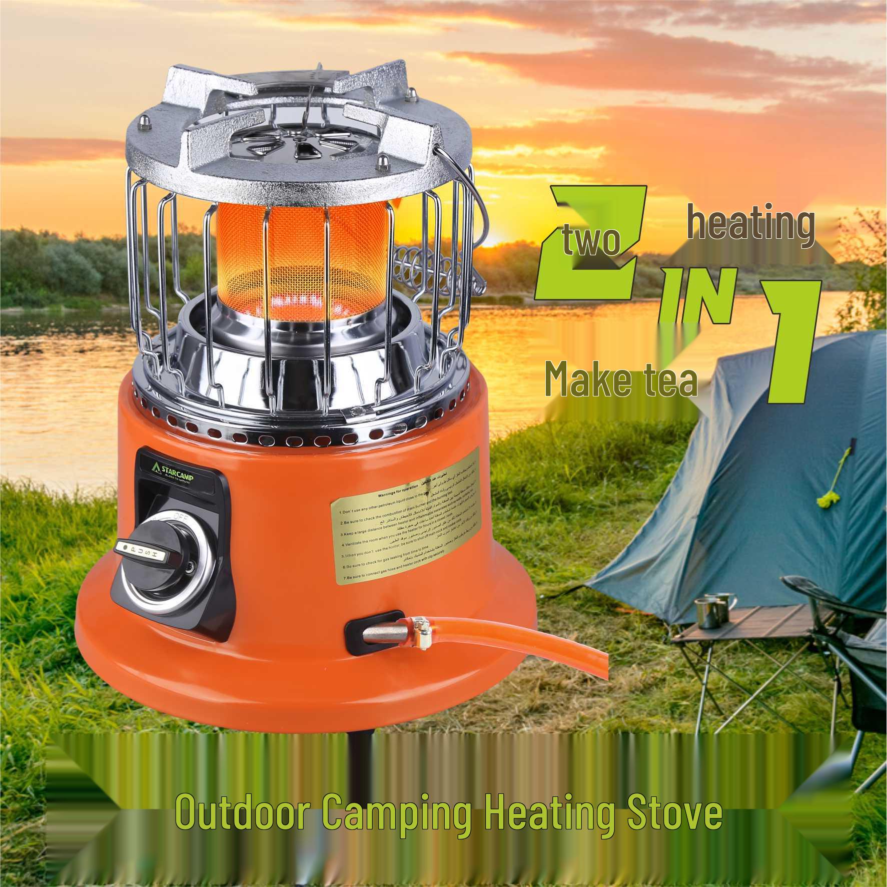 STARCAMP Outdoor Camping Gas Stove for Heating & Boiling Water Stove Head