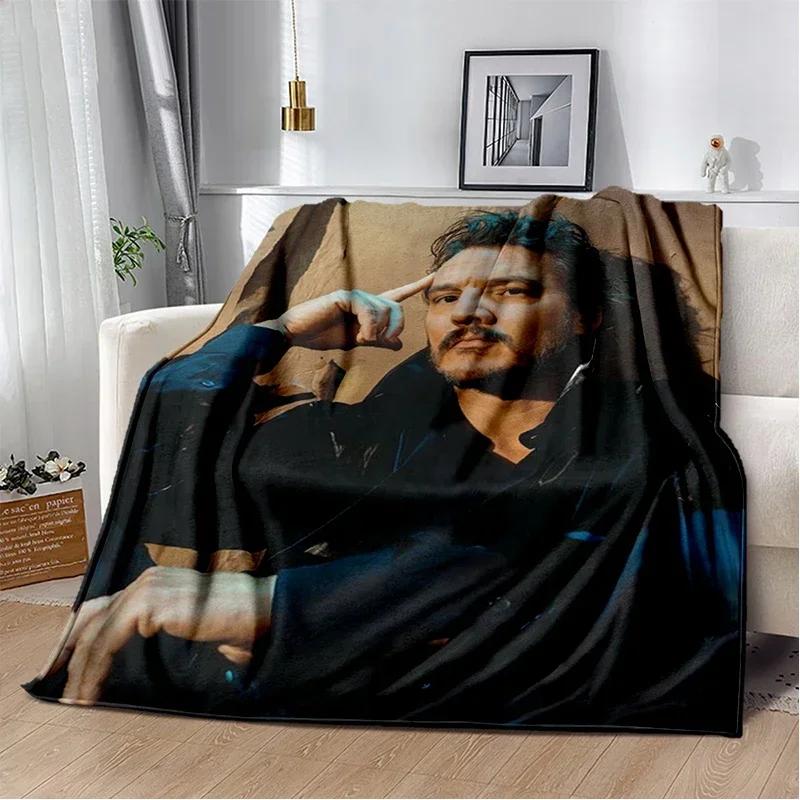 Jose Pedro flannel blanket, home office leisure sofa blanket, multi-functional travel portable warmth blanket gift blanket