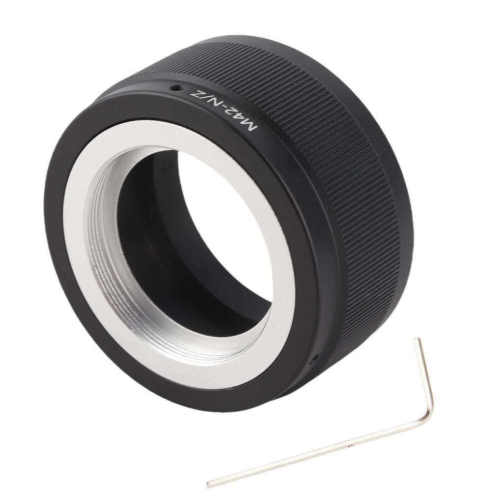 Aluminum Alloy M42 Lens Mount Adapter Ring for Z Mount Series Full Frame Camera