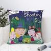 Car Decoration Ben And Hollys Cartoon Pillowcase Accessories Pillow Covers Zippered Multiple Sizes