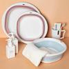 Portable Foldable Baby Washbasin for Travel, Outdoor, and Dormitory Use