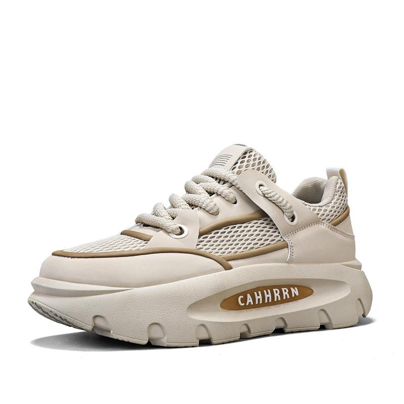 

Dad shoes sports shoes men s spring and summer new mesh breathable low-top casual men s shoes thick-soled heightening student tide shoes 44