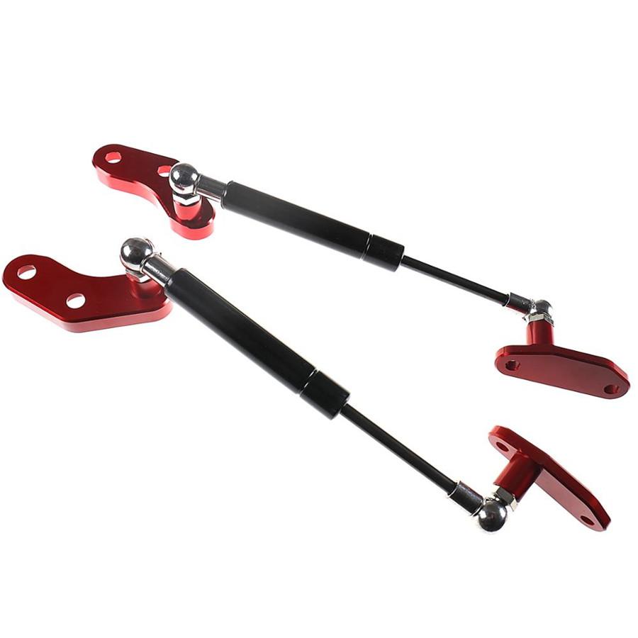 ATV Black+Red Billet Aluminum Anodized Door Opener Kit For 17-20 Can-Am Maverick