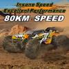 4WD Remote Control Car Off Road 4x4 RC High Speed Buggy Truck Super Brushless 50 or 80KM/H Fast Drift Racing Toy Kids Adults