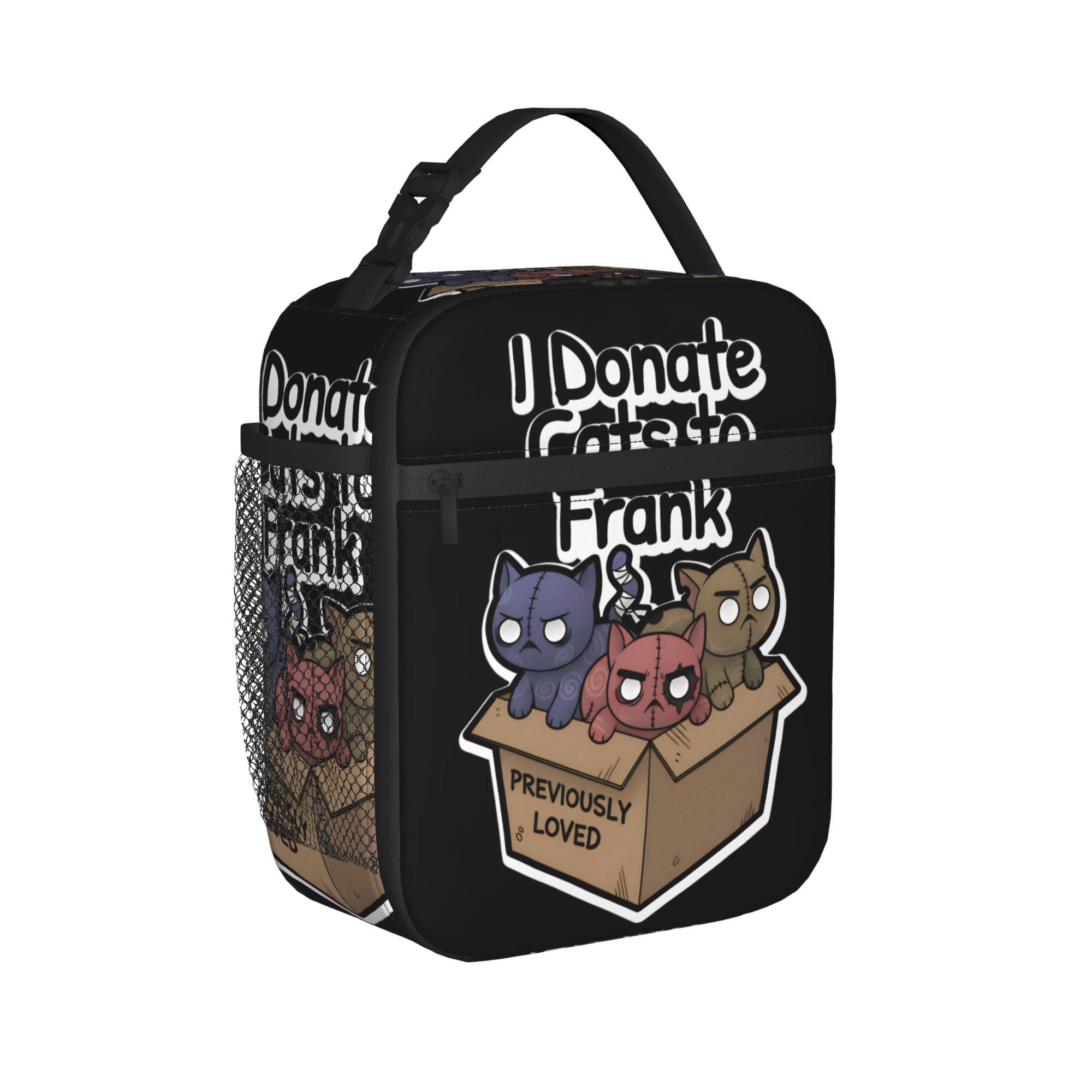 Mewgenics I Donate Cats to Frank Insulated Lunch Bags High Capacity  Reusable Thermal Bag Tote Lunch Box Beach  Picnic Girl Boy One Size