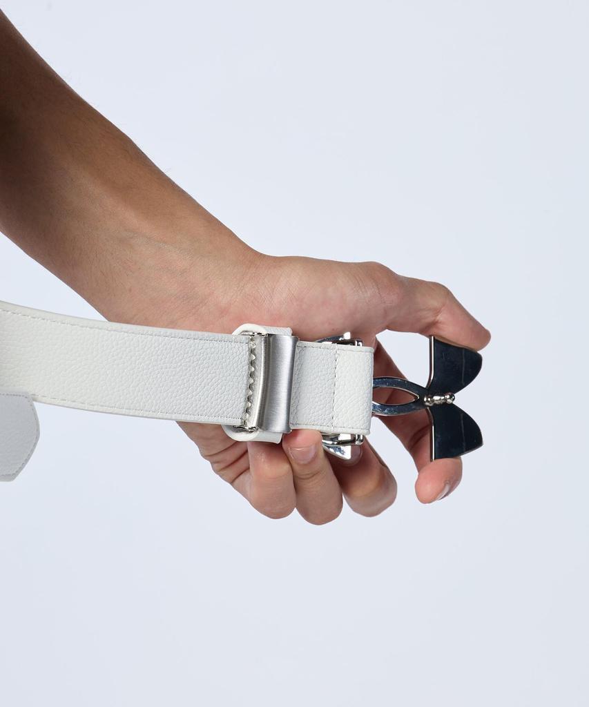 UA Logo Schnallengürtel Weiß Silber ONESIZE [Under Armor] / /