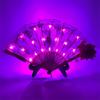 Rose Lace Edge LED Folding Fan - Wedding Gift & Dance Prop