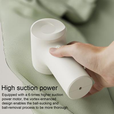 Electric Clothes Lint Remover 6-Leaf Blades Sweater Defuzzer USB Rechargeable Cordless Fabric Shaver Portable Fuzz Pills Trimmer