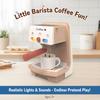 Coffee Maker Toy, Interactive Simulation, Light & Sound Effects, Perfect for Pretend Play