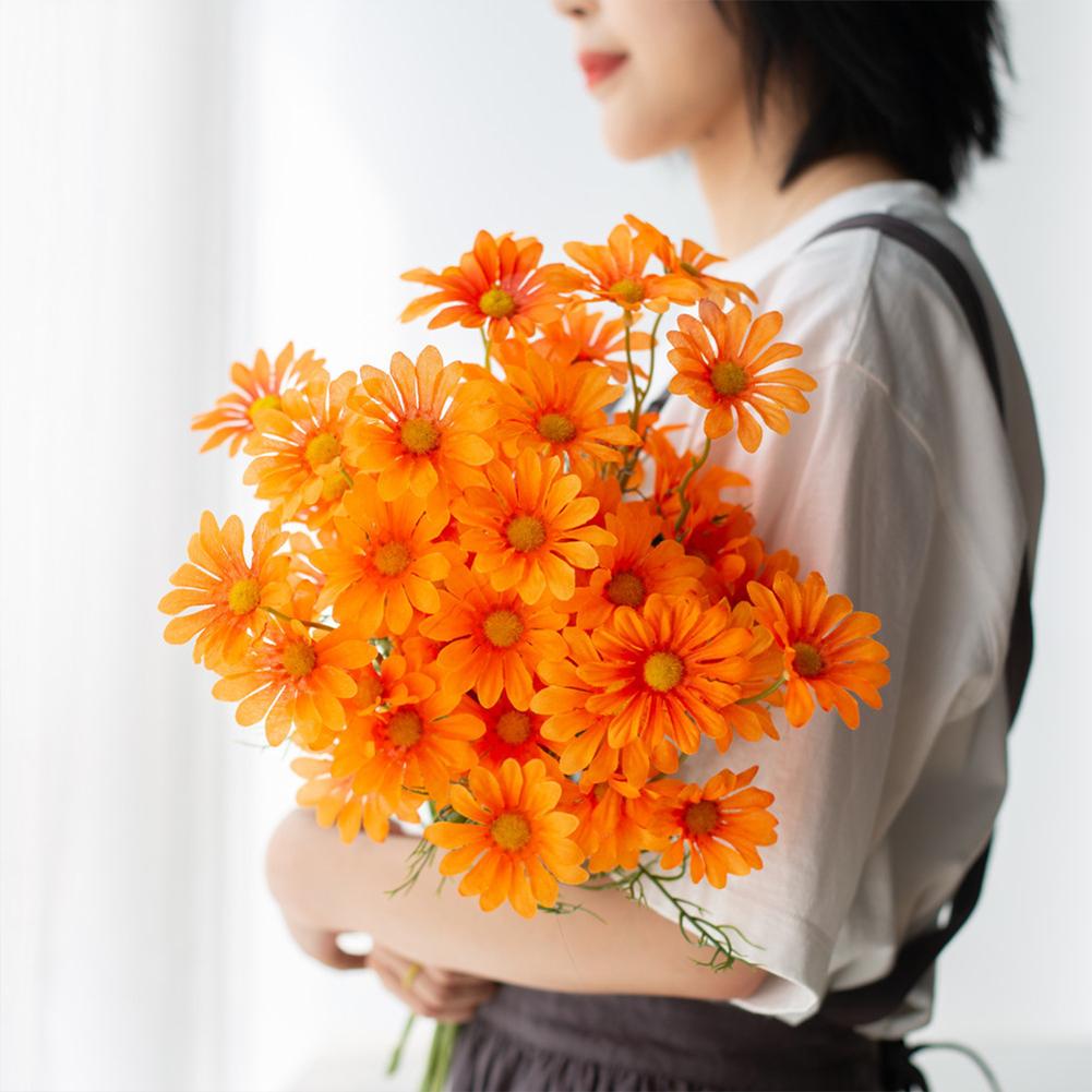 Simulation Small Daisy Chamomile Fresh Fake Dried Chrysanthemum Living Room Decoration