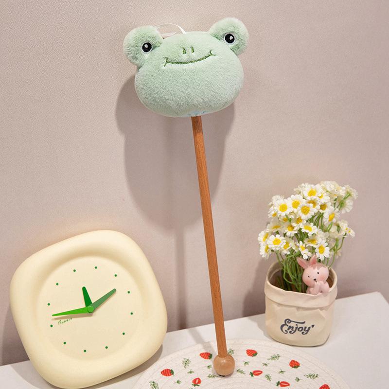 Big Mouth Animal Plush Toy Stick Cute Practical Girl Pendant Hammer Stick Doll