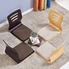 Home Daily Tatami, Indoor Legless Chairs, Solid Wood Seats, Bay Windows, Ergonomic Backrests, Comfortable Spine Protection