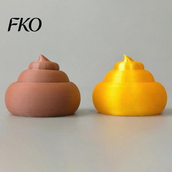 Joke Gift for Friends 3D Printed Poop Stress Relief Toy, Squeeze & Pop Fidget Poop, Creative Novelty Desk Toy Office Home, Prank Adults Gag Coworkers