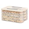 Clear Refrigerator Organizers Container With Secure Locking Lid Food Safe PP Materials For Iced Meals