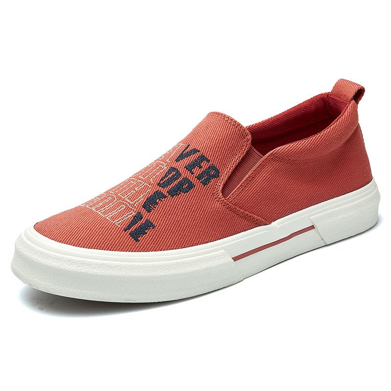 Shinbu Spring New Mens Shoes Korean Fashion Fashion and Casual Men's Cloth Shoes Flat Sole OnePin Shoes