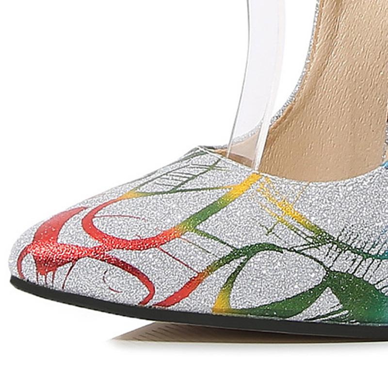 Women Sexy Nightclub Pole Dancing Stiletto Heel Temperament Plus Size Metal 16cm Heel WZ