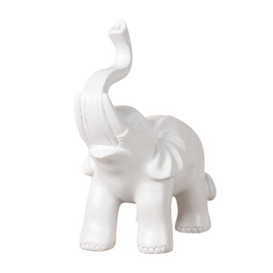 Elephant Ornament Black Golden Animal Design Resin Figurine Symbolizing Good Luck Strength Wisdom Elephant Sculpture