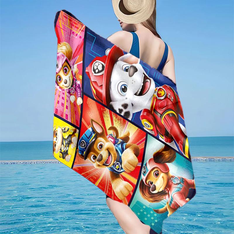 Space Patrol Pals Beach Towel, Super Soft Microfiber, Gift for Her/Him, Birthday, for Pool, Beach, Travel, Home Decor Fan gifts