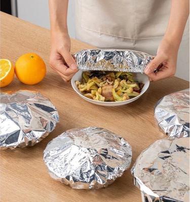 Potravinářská hliníková fólie Pokrývka na jídlo - Opakovaně použitelný izolační návlek pro jídla na stole, Udržování čerstvosti a prachotěsné kuchyňské víko