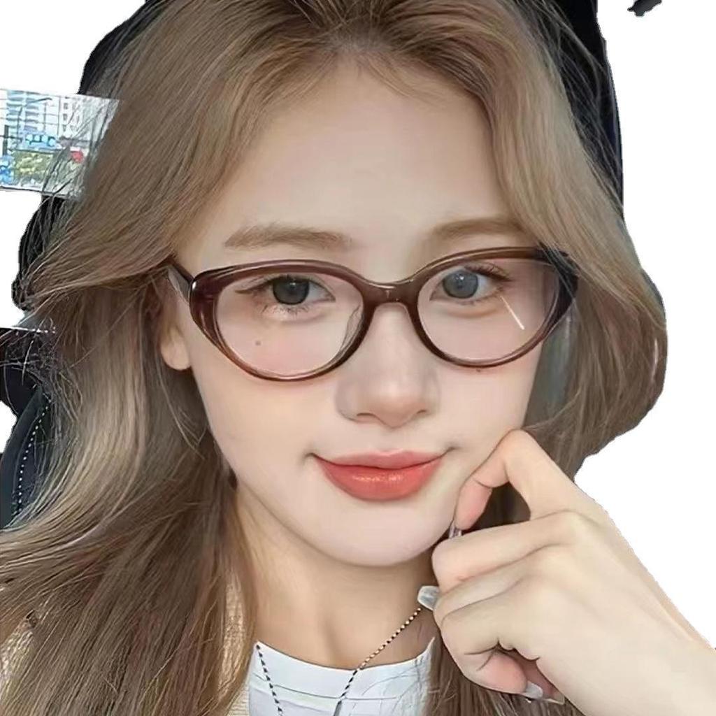 Blue Light Glasses Flat Frame Fashion Glasses Computer Eyewear Vintage Anti-Blue Light Glasses For Office Daily Use Women