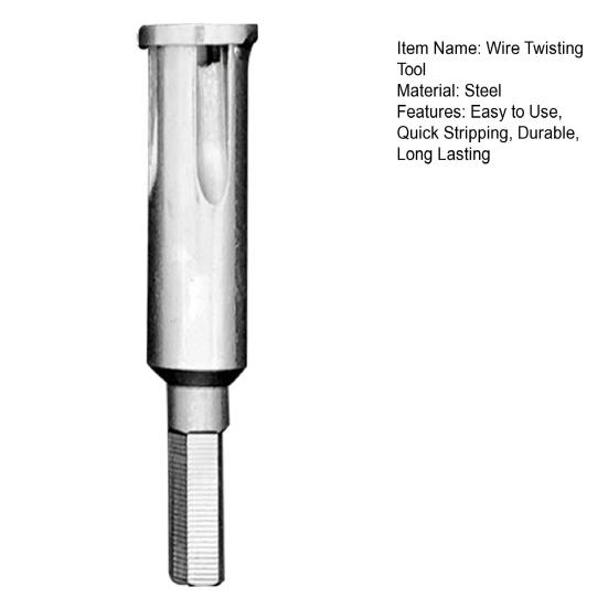 Universal-Drahtverdrehwerkzeug, Kabelabisolierzange, hohe Härte, rostfrei, kompakte Größe, tragbar, Kabelverdreher, Abisolierwerkzeug