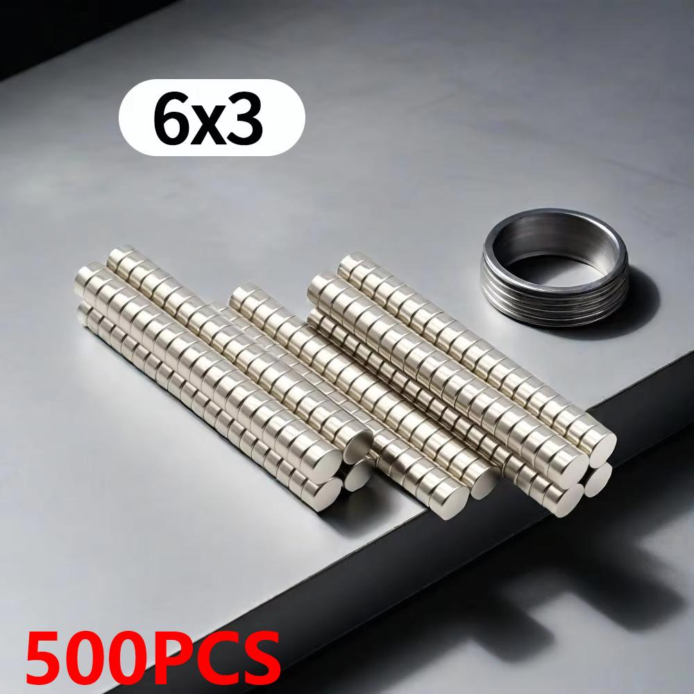 6X3MM Magnete Runde Kühlschrankmagnete für Büro Whiteboard Geeignete Werkzeuge Zuhause Arbeitsplatz, Etc 6*3