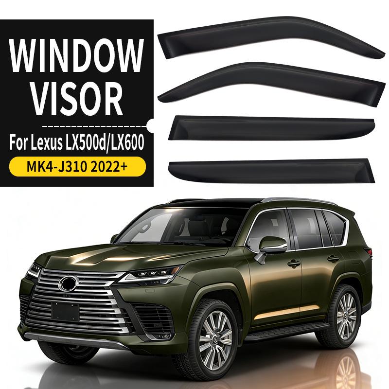 Compatible Rain and Sun Visor for Lexus LX450 LX470 LX570 LX500 Window