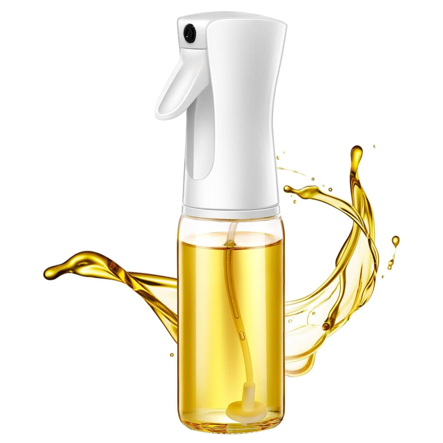 

Oil Sprayer for Cooking-200ml Glass Olive Oil Sprayer Continuous Oil Spray Bottle-Oil Dispenser Bottle For Kitchen,Air Fryer,Salad,Baking