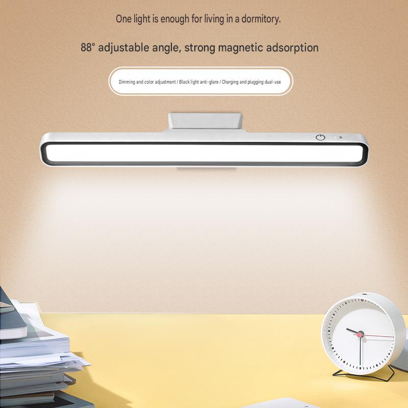 LED Desk Lamp Cool and Stylish Student Study Desk Lamp Eye-Friendly Desk Lamp Bedroom Desk Lamp Mirror Lamp Creative Night Light