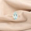 Sky Blue Topaz Gemstone 925 Sterling Silver Jewelry December Birthstone Ring RR-65-2