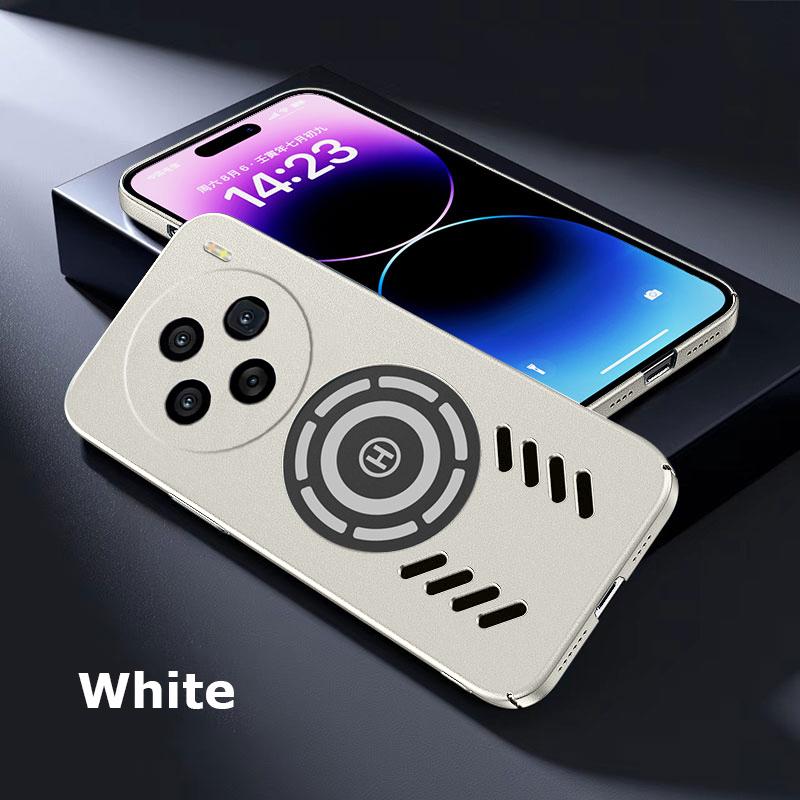 

Для vivo X100 X100s X90 X90s X80 X70 Pro Plus Rock Sand Ice Магнитный теплоотводящий матовый чехол для ПК с защитой от отпечатков пальцев дышащий охлаждающий чехол Shell X100s Pro белый