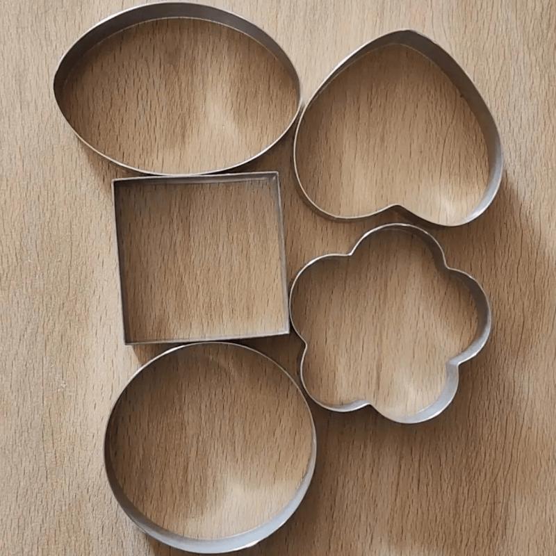 Ruhan 16-Piece 304 Stainless Steel Baking Mold Set