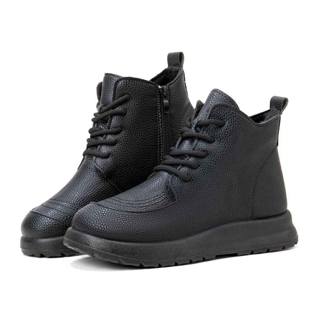 

Мама осень и зима Мартин мягкая подошва 2025 новые хлопковые туфли на плоской подошве короткие ботинки бархатные теплые нескользящие хлопковые ботинки 36