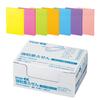 KOKUYO Sticky Notes Sterkt selvklebende K2 75 mm x 50 mm Neonfarge 90 ark x 10 bøker 7 farger K2Me-KN7550X10