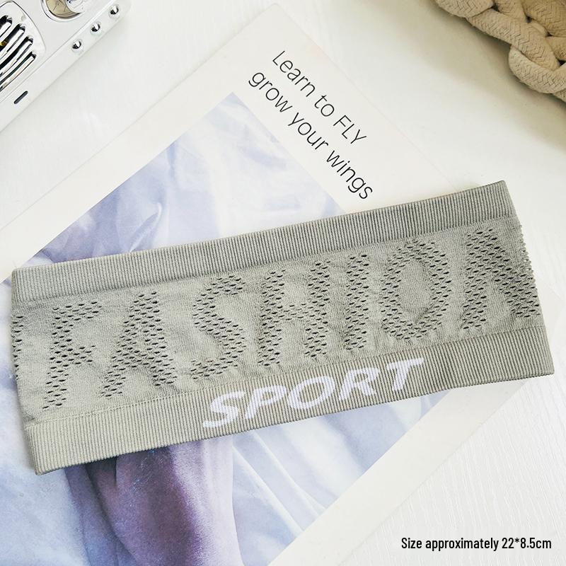 Unisex Sweat-Absorbing Yoga Headband for Sports, Fitness, and Face Washing