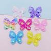 20Pcs Sew On Glitter Sequins Butterfly Patches 40x35mm Clothes Patches  Hat Shoes Sewing