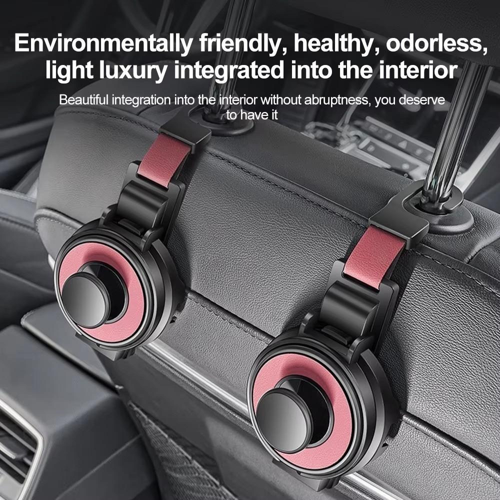 Foldable Car Seat Headrest Hook Multifunctional Back Seat Organizer Hanger for Water Bottles