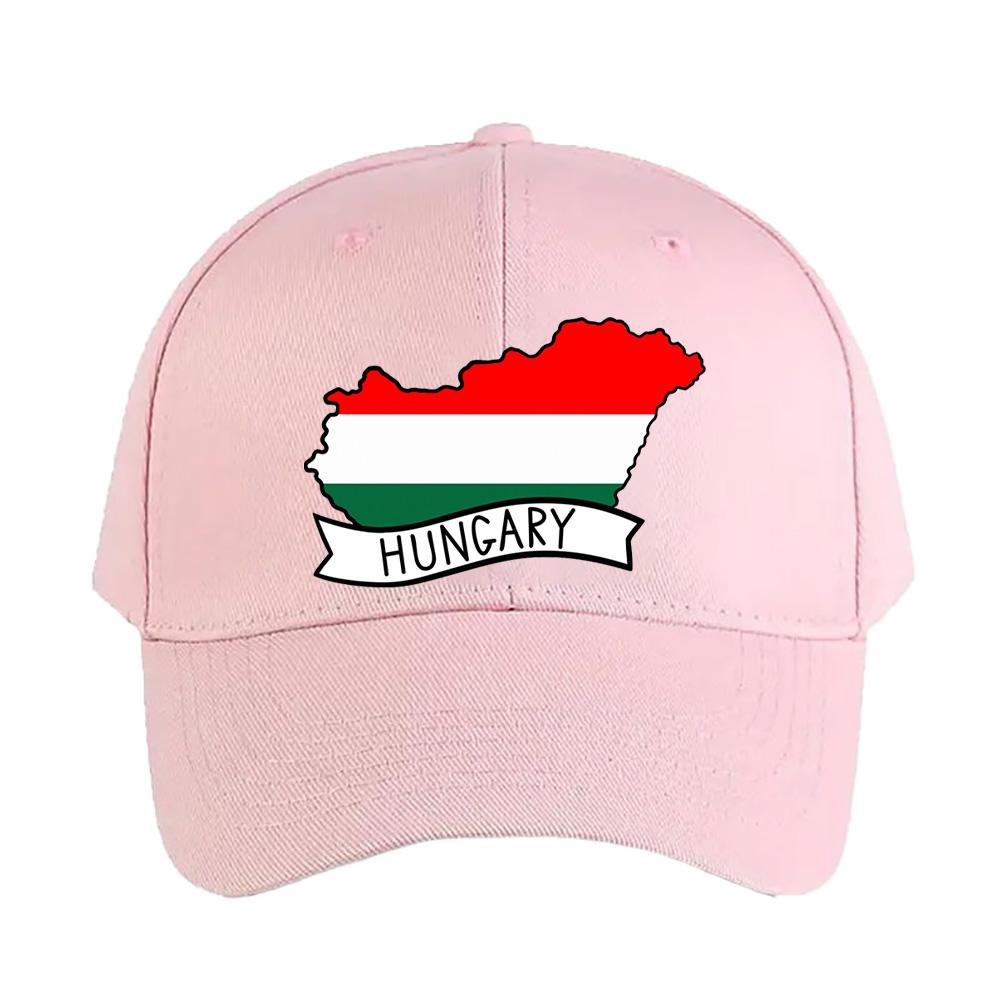 Hungary Flag Map Baseball Cap Woman Men Summer Casual Sun Hat Adult Adjustable with Curved Brim Hiking Fishing Hat