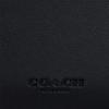 COACH Canvas Card Holder Wallet Mens Black Antique Nickel