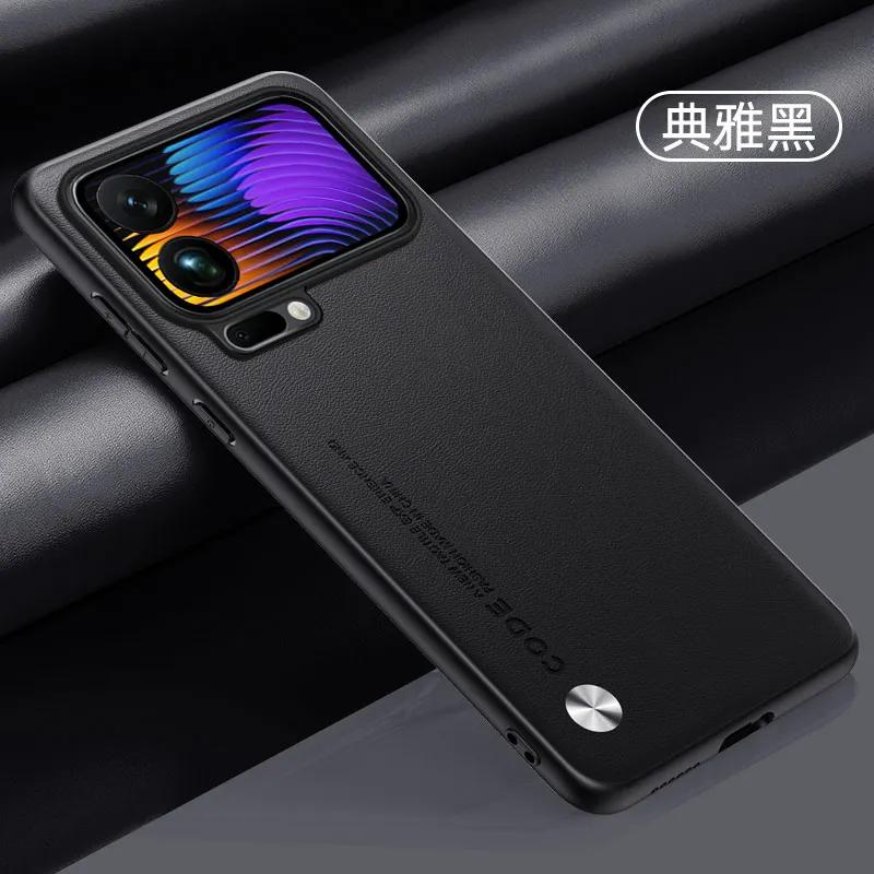

Business Leather PU Phone Case for Xiaomi 17 Pro Max 15T 14T Pro 5G Sheepskin Leather All-inclusive Lens Phone Back Cover For Xiaomi 17 Pro Ma