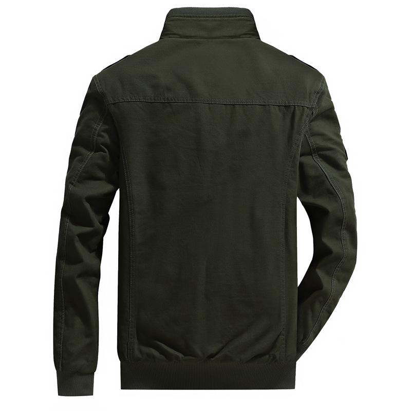 Winter New Young Men's Thin Military Jacket Military Clothing Cotton Loose Coat Men's Casual