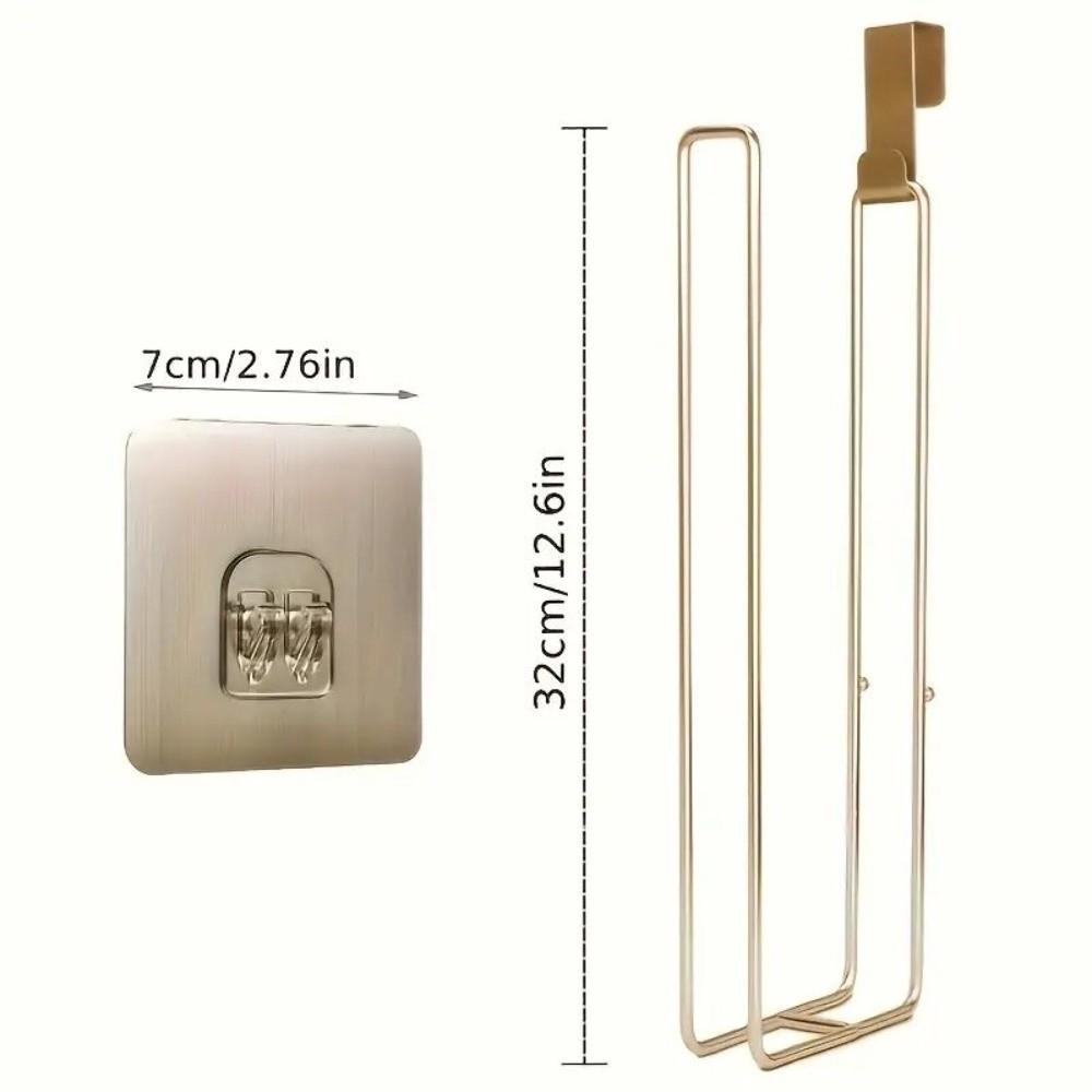 Wall Mounted Toilet Paper Holder Metal Bathroom Organizer  for Toilet Vanity Storage