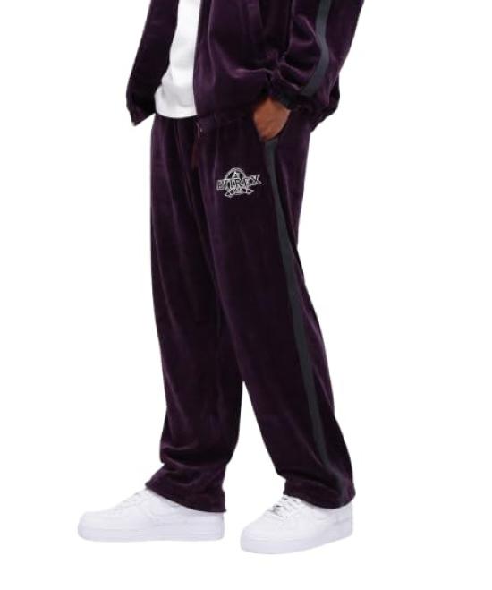 

Avirex Exclusive Velour Track WEB&DEPOT Pants, Men s XL, 080, Purple, 783-4210018