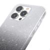 Glitter Case for iPhone 13 Pro, Silver/Black