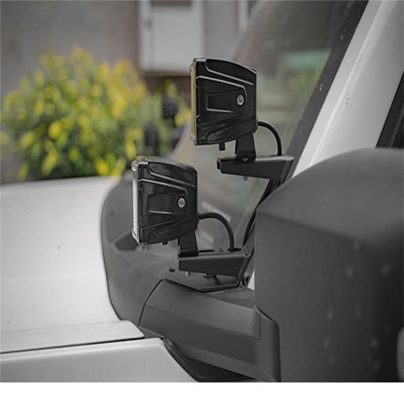 A51K-A-Pillar Bracket Double-Layer Bracket Headlight Bracket Bracket For Ford Bronco Spotlight Fixing Bracket Fixing Bracket чёрный