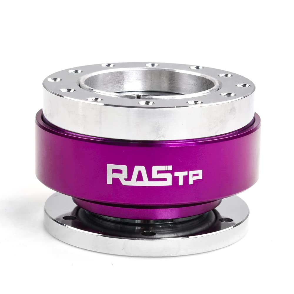 

MUTEKI Steering Boss Quick Release Aluminum Alloy Corrosion-Resistant Durable Universal Easy Installation Remove Handle (Purple)