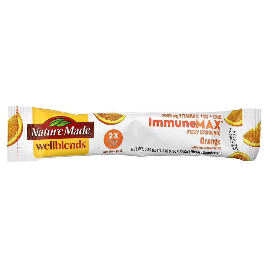 Wellblends, Immunemax, Orange, 30 Stick Packs, 11.3G (0.39Oz) Each